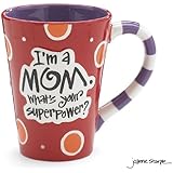 I'm A Mom, What's Your SuperPower?" 12oz Coffee Mug Great Gift for Mother