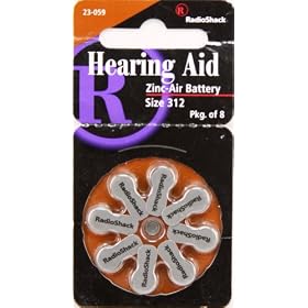 Hearing Aid Zinc-air Battery Pkg of 8 - 2 Pack