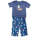 Max and Ruby : Max and Ruby - Pajamas - Boys Navy 2 Piece PJ Set Featuring Max
