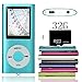 Tomameri Blue Portable MP4 Player MP3 Player Video Player with Photo Viewer , E-Book Reader , Voice Recorder with 32 GB Micro SD Card