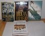 The Partner, The Runaway Jury, The Pelican Brief and Playing for Pizza (4 books) by John Grisham all First Editions!