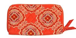 Vera Bradley Zip Around Wallet Paprika