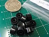 円柱スイッチキャップ＜φ10mm　高さ5mm 　黒＞10個入＜1sw-331＞