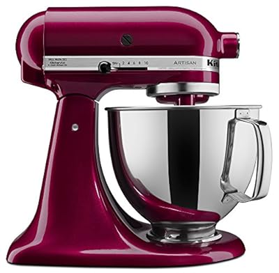 KitchenAid KSM150PSBX 5 Qt. Artisan Series with Pouring Shield - Bordeaux