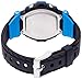 Armitron Sport Unisex 45/7036BLU Blue Accented Digital Chronograph Black Resin Strap Watch