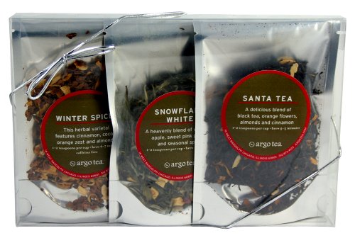 Holiday Teas - Loose Leaf Tea Sampler Set by Argo Tea