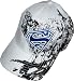 Search : Superman Blue Emblem on Sketch White Flex Cap