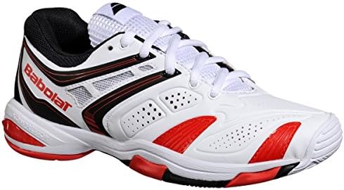Babolat V-Pro 2 All Court Junior Tennis shoes various colors, Color:white/red/black;EU Shoe Size:33.5
