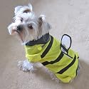 Alfie Couture Pet Apparel - Waterproof Bee Raincoat Costume - Size: S