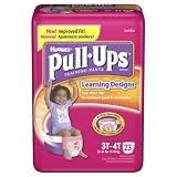 Pull-Ups Training Pants Learning Designs for Girls Size 3T-4T, 23-Count (Pack of 4)