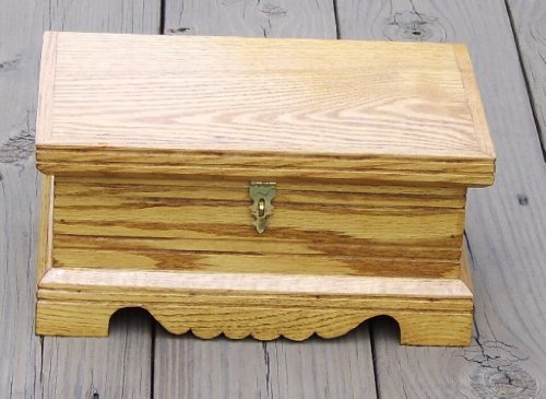IN STOCK!!! SHIPS SAME DAY!!! Amish Handmade Jewelry Box IN OAK
