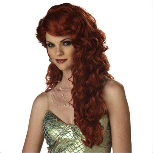 Auburn Mermaid Adult Wig