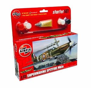 Airfix A55100 Supermarine Spitfire MkIA 1:72 Scale Model Small Starter Set