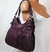 Coach Madison Stitched Maggie Shoulder Bag Purse Tote 18766 Plum