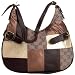 Gigi Chantal Brown Patch Tapestry Purse
