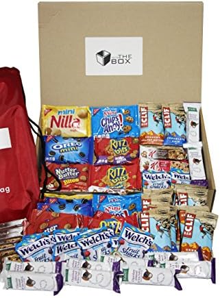 CYBER MONDAY SALE! Custom ULTIMATE Snack Pack Bundle With the Box and With a Bag One of a Kind Gift Care Package (65 Count)