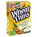 Wheat Thins Cream Cheese and Chive Crackers, 9.5-Ounce Units (Pack of 6)