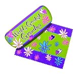 Worlds Greatest Grandma Eye Glasses Case & Lens Cloth
