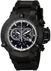 Black Stainless Steel Subaqua 500M Diver Chronograph
