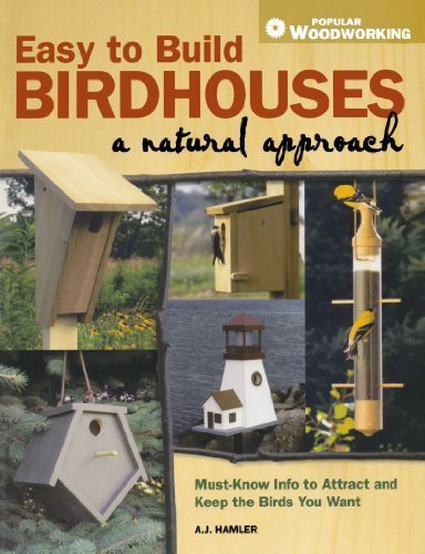 Easy to Build Birdhouses - A Natural Approach: Must Know Info to Attract and Keep the Birds You Want (Popular Woodworking) by Hamler, A.J. (2010) Paperback