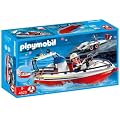 Playmobil - 4823 Fire Boat with Trailer