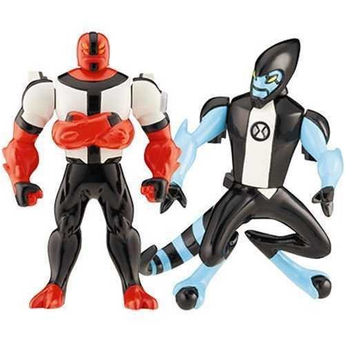 51x95RtDKdL Ben 10 (Ten) Alien Creation Chamber Mini Figure 2Pack Four Arms and amp XLR8