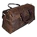 S-Zone Vintage Crazy Horse Leather men's Travel Duffle luggage Bag