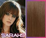 18 Inch Medium Brown 6 Full Head Clip In Human Hair Extensions High Quality Remy Hair