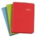 2012 Yearly Notebook, Agenda, Event & Travel Information, Genuine Goatskin Leather, 7" , Mocha