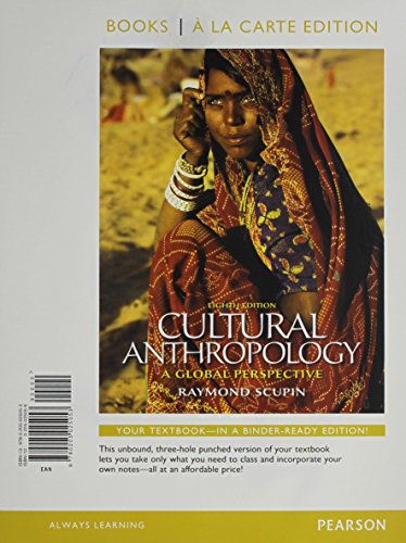 Cultural Anthropology: A Global Perspective, Books a la Carte Plus MyAnthroLab with eText -- Access Card Package (8th Edition), by Raymond