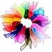 Beuya 20 Piece Dance Scarves Solid-Color Square Juggling Scarf Magic Scarves Fashion Clothing Bag Accessories Scarf Handkerchief, 28 x 28 inch