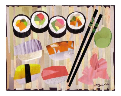 Sushi Combo Specialty Prints Giclee Poster Print by Eugene Han, 20x24
