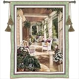 IMAGE OF Vintage Comfort Tapestry Style: Distressed Scroll Black 28