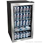 EdgeStar 118 Can Beverage Refrigerator - Stainless Steel