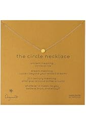 Dogeared Karma The Circle Necklace Gold-Plated Silver, 16"
