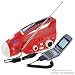 Quake Kare 6N ER Solar And Dynamo Generator Am-Fm Radio, Led Light With Strobe And Universal Mobile Phone Charger, Emergency Siren, Glows In The Dark