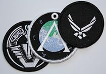 Stargate SG1 Team Jacket 3 Embroidered Badge Set