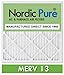 Nordic Pure 10x20x2M13-3 MERV 13 Pleated Air Condition Furnace Filter, Box of 3