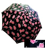 Punk Rock Retro DICE Red Rain Umbrella