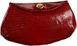 Jalda Lizard-Embossed Gabrielle Clutch