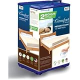Comfort Plus Memory Foam Queen-Size Mattress with 2 Bonus Memory Foam Conto ....