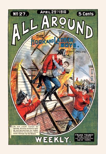 Hook and Ladder Boys 16X24 Canvas Giclee