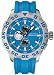 Nautica Men's BFD 100 Multi N15579G Blue Resin Quartz Watch with Blue Dial