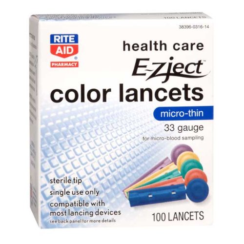 Rite Aid Lancets, 100 ea Health Beauty Health Care Biometric Monitor