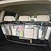 Trunk Organizer Auto Car Interior Removable Storage Mesh Backseat for Cars, Trucks, Van and Suv- Multipurpose and Foldable Five Pocket Cargo Net Organizers in Black- Arrange Everything You Need From Baby, Golf, Business - 100% Money Back Guarantee
