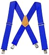 Genau Gear 6120 Heavy Duty Work Suspenders, Blue