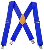 Genau Gear 6120 Heavy Duty Work Suspenders, Blue