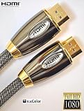 2 METER PRO GOLD RED (1.4a Version, 3D) HDMI TO HDMI CABLE WITH ETHERNET,COMPATIBLE WITH 1.4,1.3c,1.3b,1.3,1080P,PS3,XBOX 360,SKYHD,FREESAT,VIRGIN BOX,FULL HD LCD,PLASMA & LED TV's AND ALSO SUPPORTS 3D TVS.(2m/6.4ft)