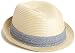 Ben Sherman Men's Sewn Braid Straw Trilby Hat