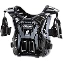 Chest Protector For Motocross Thor MX Quadrant Protector Youth Roost Deflector Dirt Bike Motorcycle Body Armor - Color: Black/White, Size: One size fits most